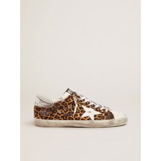 Super-Star LTD sneakers in canvas with leopard-print pattern