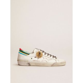 Super-Star Game EDT Capsule Collection sneakers in white with multicolored heel tab