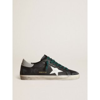 Super-Star sneakers in dark blue leather with white leather star