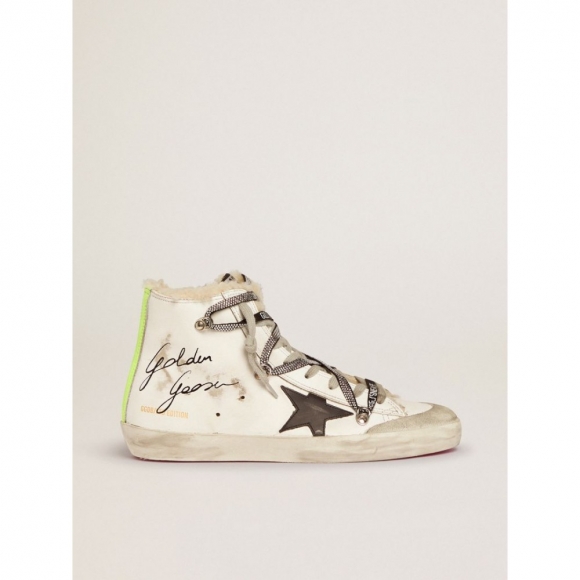 Francy Penstar LAB sneakers with shearling inserts and black star