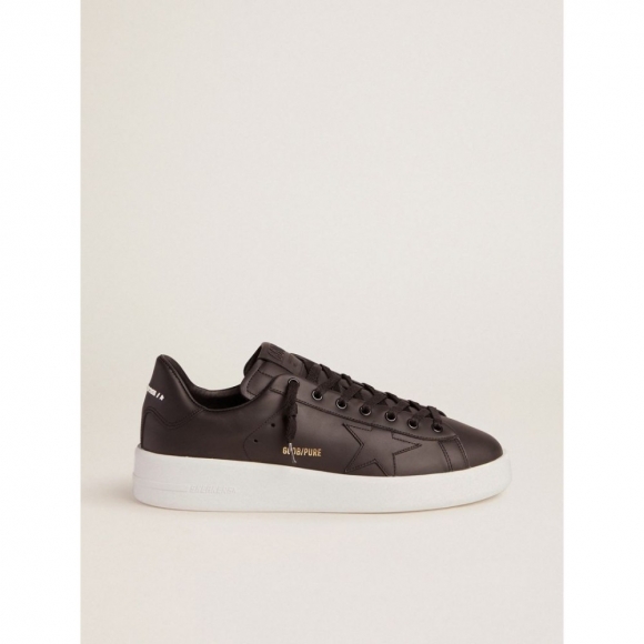 Black leather Purestar sneakers