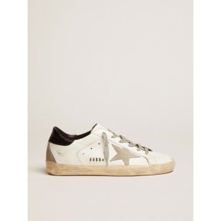 Super-Star sneakers with black heel tab and metal stud lettering