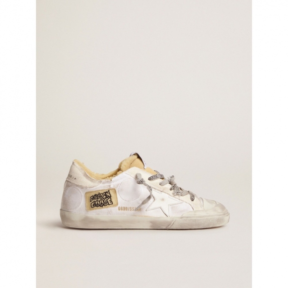 Dream Maker Collection women's canvas Super-Star sneakers with side patch