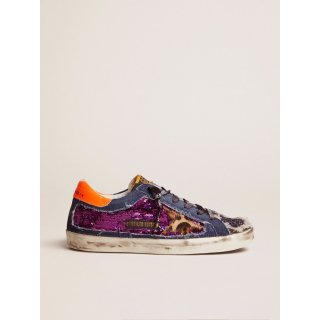 Women's Limited Edition LAB glitter leopard-print Super-Star sneakers