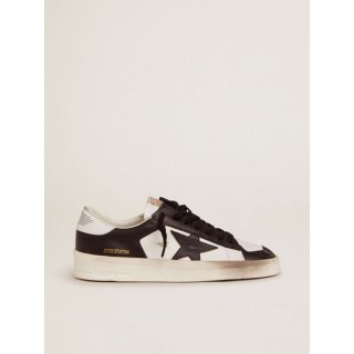 Stardan sneakers in black and white leather