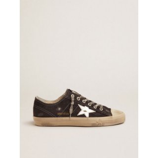 V-Star LTD sneakers in denim with silver star and vertical strip