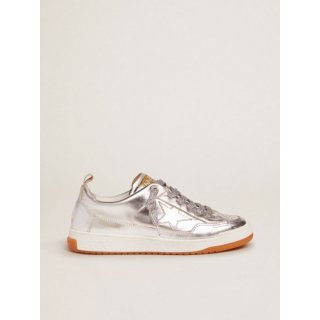 Yeah sneakers in silver laminated leather