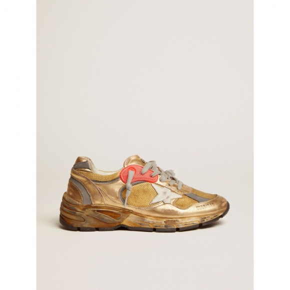 Women's gold Dad-Star sneakers