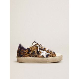 Hi Star sneakers in jacquard brocade with laminated detail