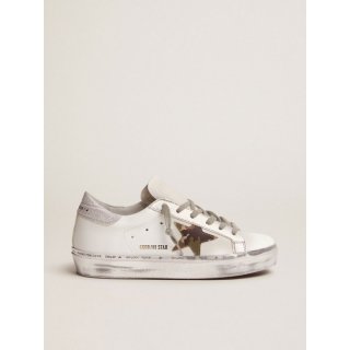 Hi Star sneakers with camouflage star and glittery heel tab