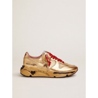 Running Sole Game EDT Capsule Collection sneakers in gold lurex