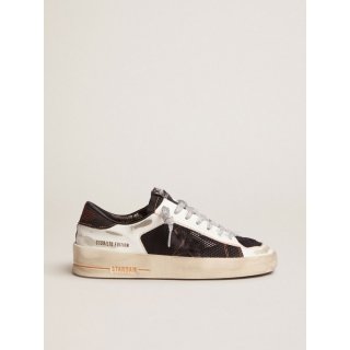 White Limited Edition LAB Stardan sneakers with silver laces