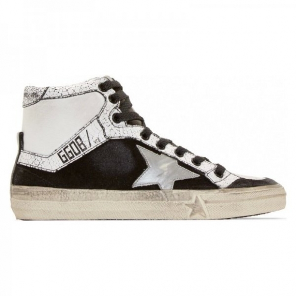 Golden Goose 2.12 Sneakers In Black White Women