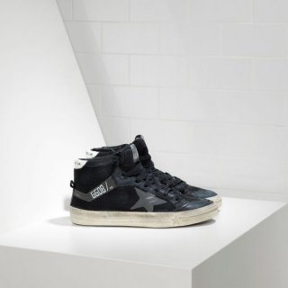 Golden Goose 2.12 Sneakers In Bonded Fabric With Leather Star Men