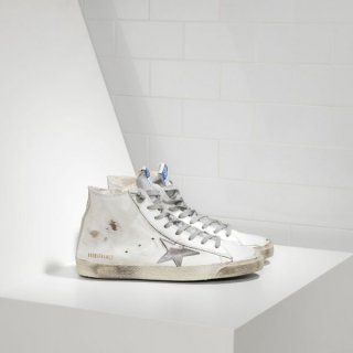 Golden Goose Francy Sneakers In Leather And Suede Star Men