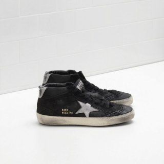 Golden Goose Mid Star Sneakers Black Women