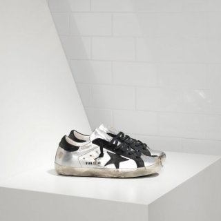 Golden Goose Super Star Sneakers In Leather With Suede Star Women