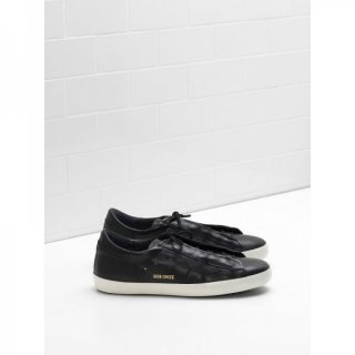 Golden Goose Super Star Calf Skin Black Women