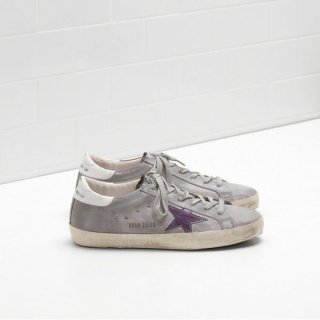 Golden Goose Super Star Sneakers In Grey Women