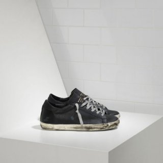 Golden Goose Super Star Sneakers In Leather With Openwork Star Women