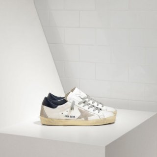 Golden Goose Super Star Sneakers In Leather With Suede Star Women