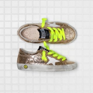 Golden Goose Super Star Sneakers Yellow Kids